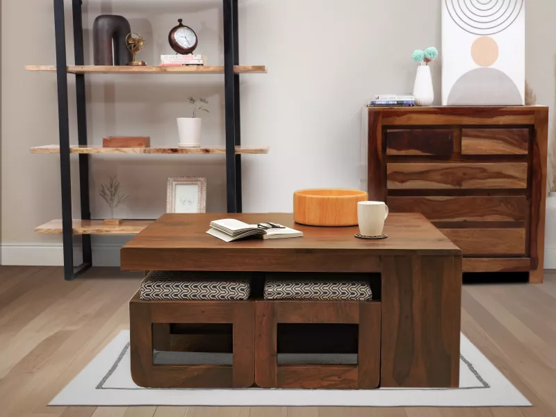 Alexa Solid Wood Coffee Table